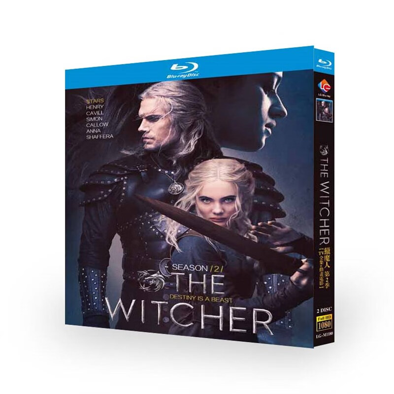 美剧 猎魔人2 第二季 (2021)动作bd蓝光碟片高清盒装光盘