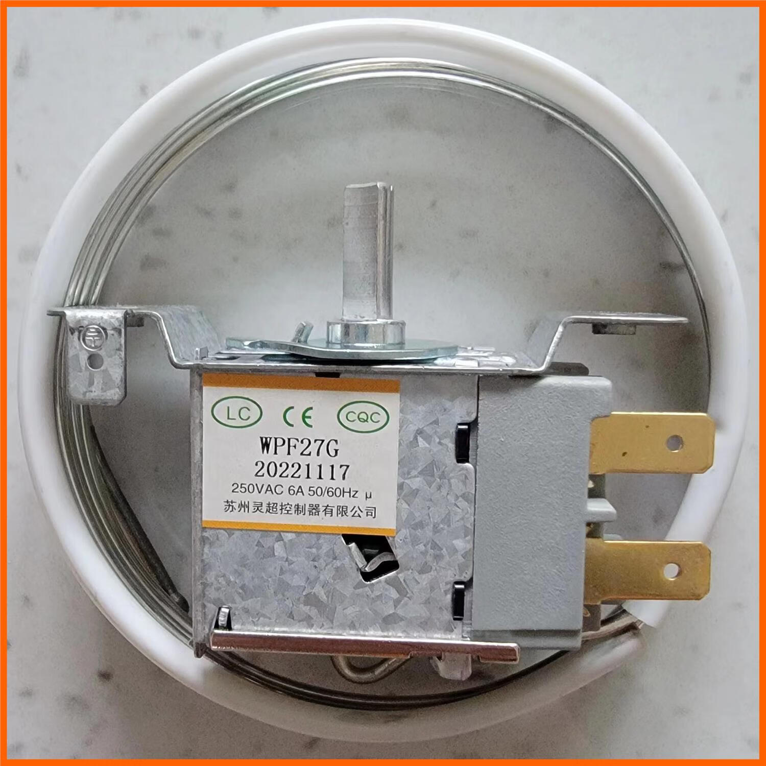 约巢灵超商用卧式冰箱冰柜温控器wpf27g冷藏冷冻转换控制器长1.