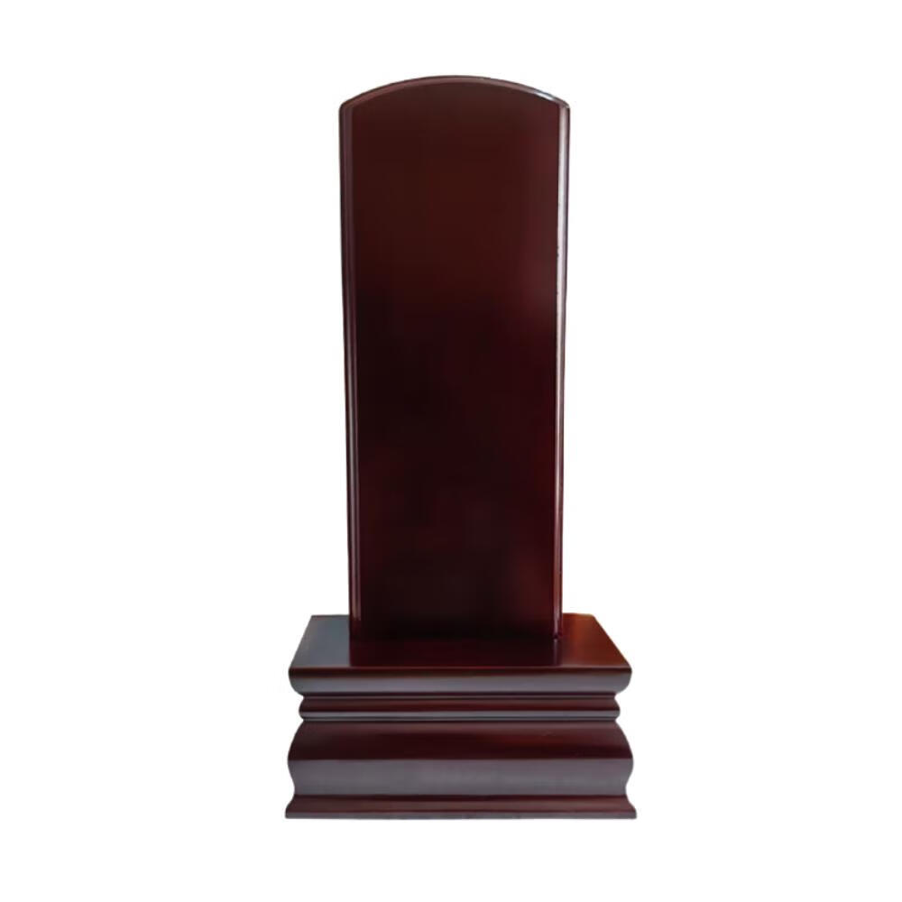 樟木祖先牌位天地神位家庭供奉位牌灵牌祖宗木牌激光刻字手工描金