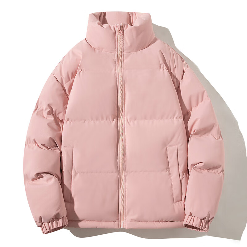 真维斯户外运动秋冬新款冬季面包服男士大码外套上衣情侣棉衣男加厚保暖外套 黑色 XL