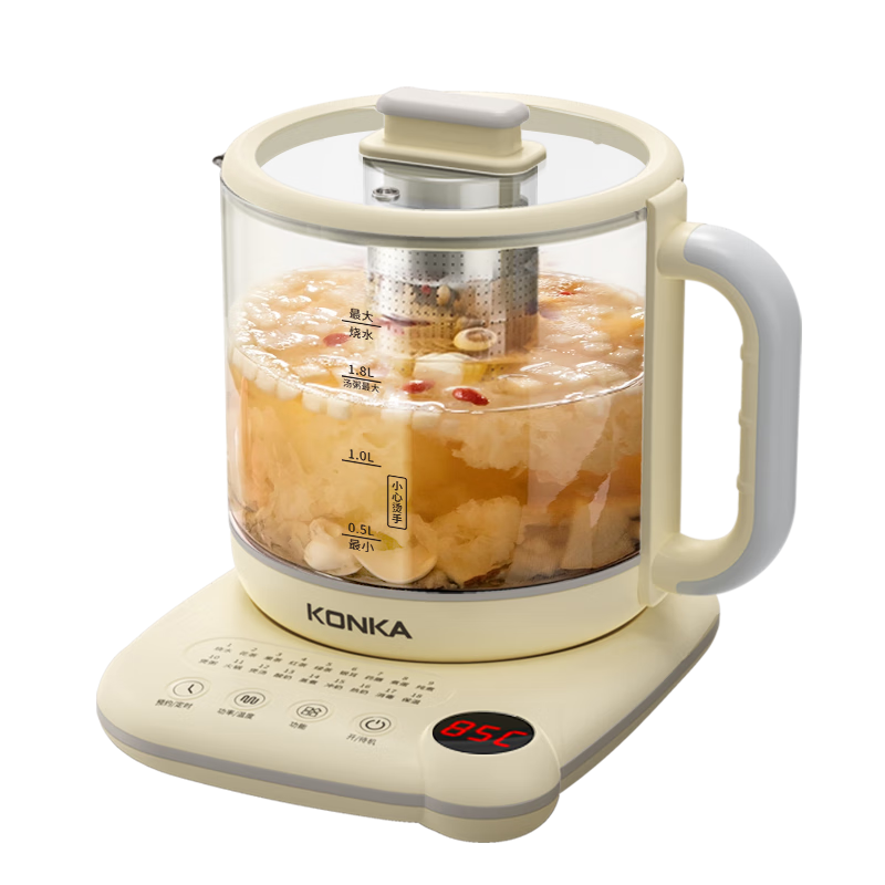 ���ѣ�KONKA�������� ����� 2.3L����������������ˮ������ˮ�� ���㲣������ KYSH-2308E-W(C)