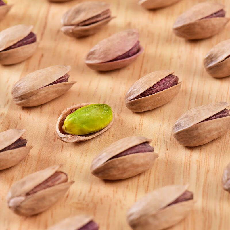 榕季开心果原色紫皮绿仁开心果精选大颗粒开心果坚果零食年货 开心果