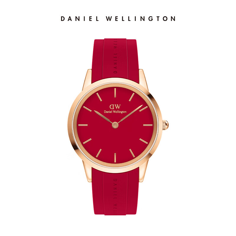 丹尼尔惠灵顿（DanielWellington）DW手表男中国红时尚男士腕表40mm父亲节日礼物DW00100502
