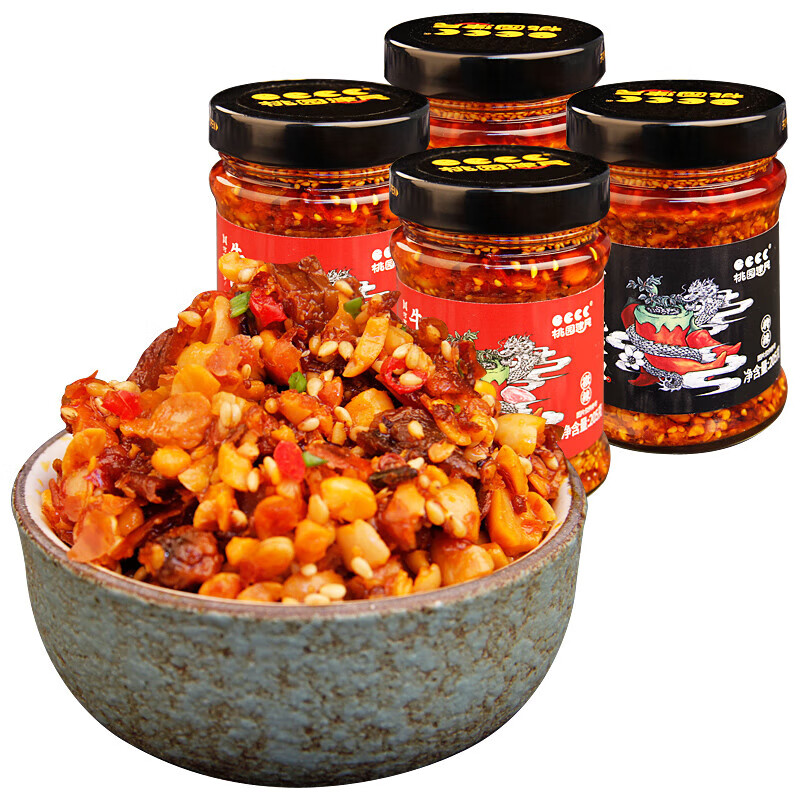 桃园建民牛肉耗辣椒河南遗拌面下饭