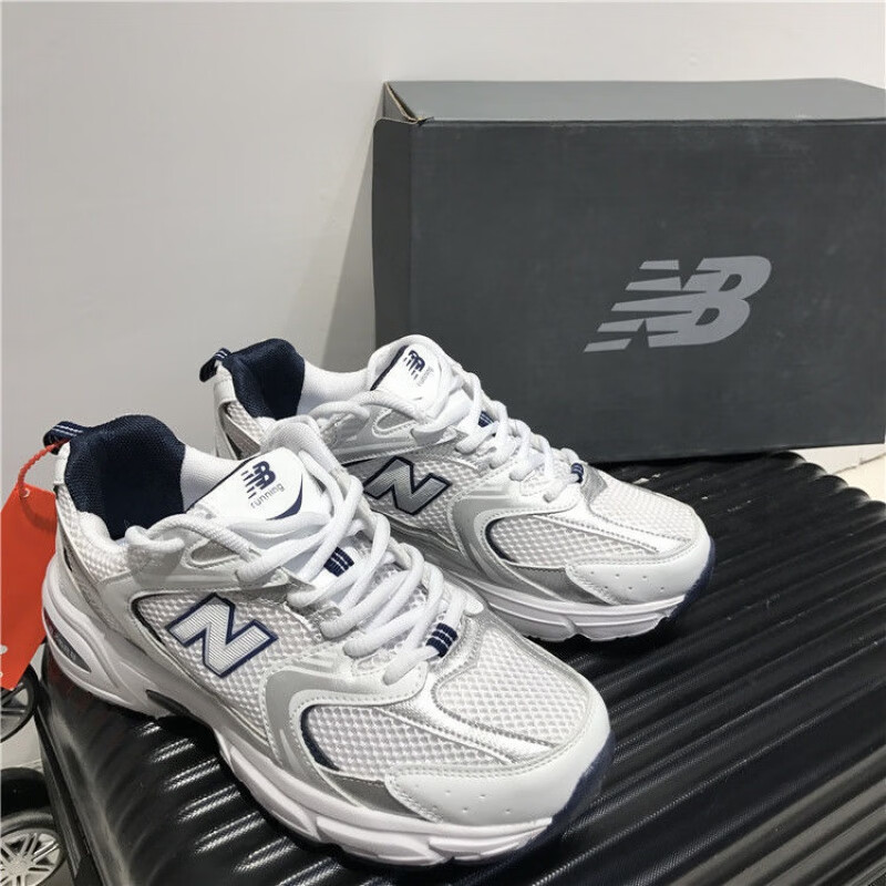 新百伦官方老爹鞋ulzzang运动鞋530网面夏季男女学生跑步鞋白银系列nb