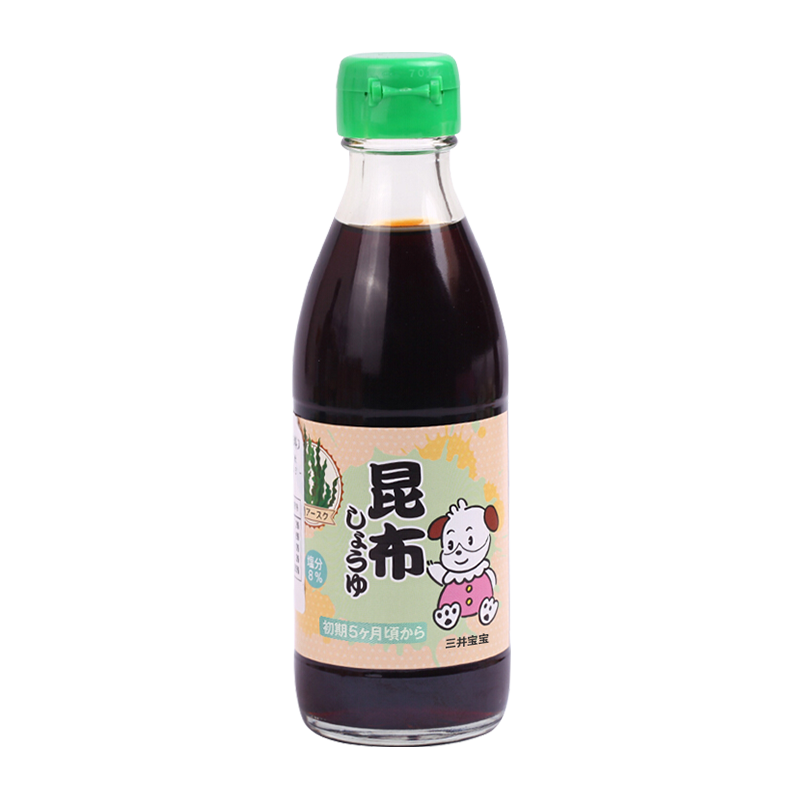 三井宝宝婴儿酱油儿童添加昆布进口日本 调料