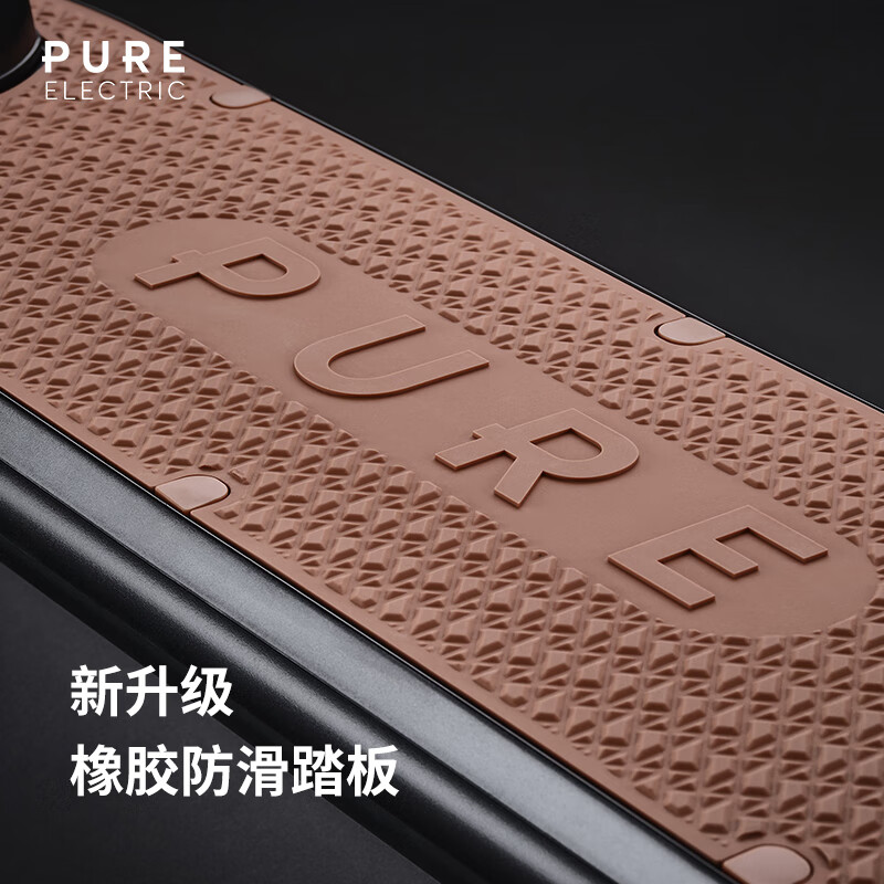 佩尚Pure Electric电动滑板车成人便携高续航折叠式二轮大人代步车 PURE AIR4 PRO 暗夜黑浅棕