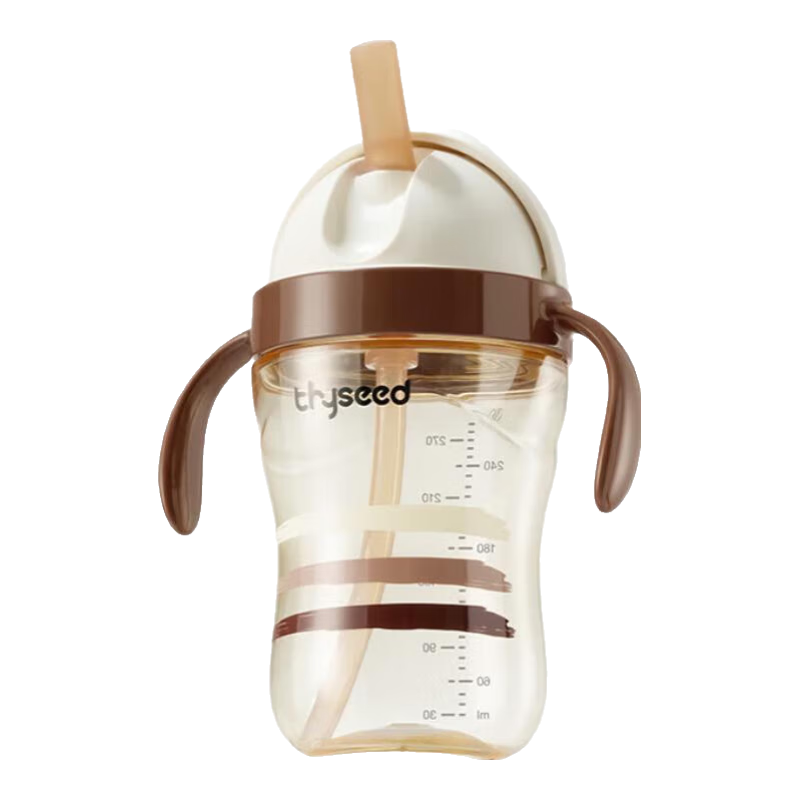 世喜吸管杯兒童水杯奶瓶1-3歲學(xué)飲杯水壺兒童ppsu防摔夏季直飲牛奶杯 吸管杯（直飲款）