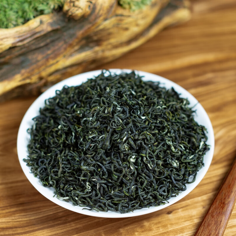 京铭程2024新茶雅安四川茶叶蒙顶山绿茶炒青散装特级川茶素毛峰 500g