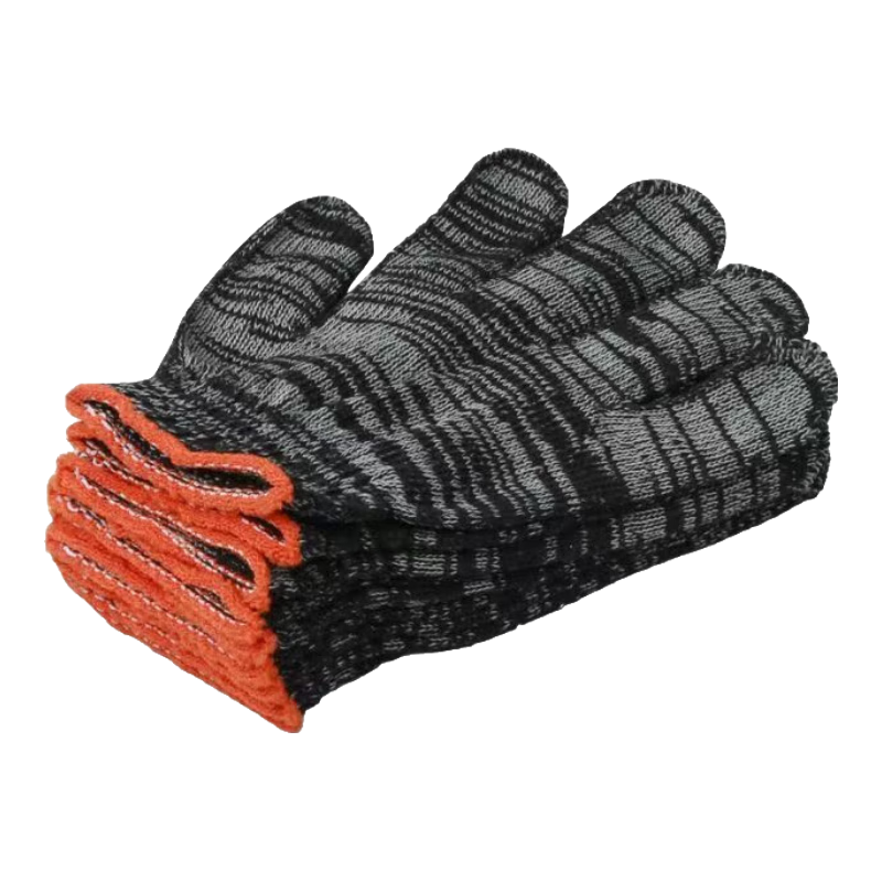 健身手套劳保干活棉线尼龙耐磨工地加厚耐用防滑批发线手套男女 劳保线手套2双
