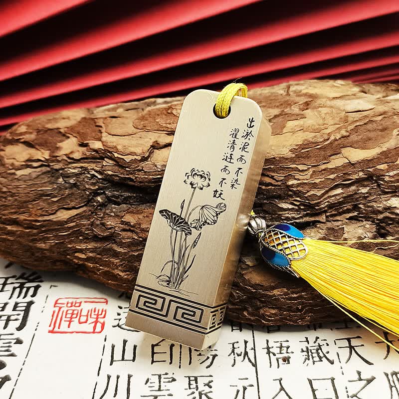 佳城梁实心黄铜印章书法篆刻私人刻字书画收藏成人礼生日送父亲退伍毕业纪念企业定制古风 爱莲 18*18*58mm