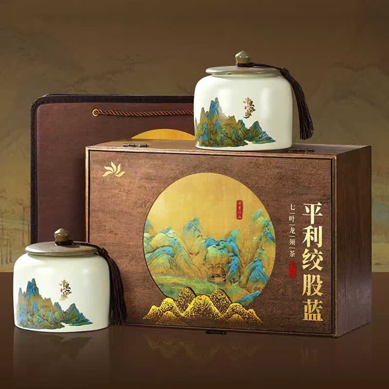 平利绞股蓝（PINGLI GYNOSTEMMA）七叶龙须养生茶平利绞股蓝茶礼盒150g送父母长辈中秋礼物