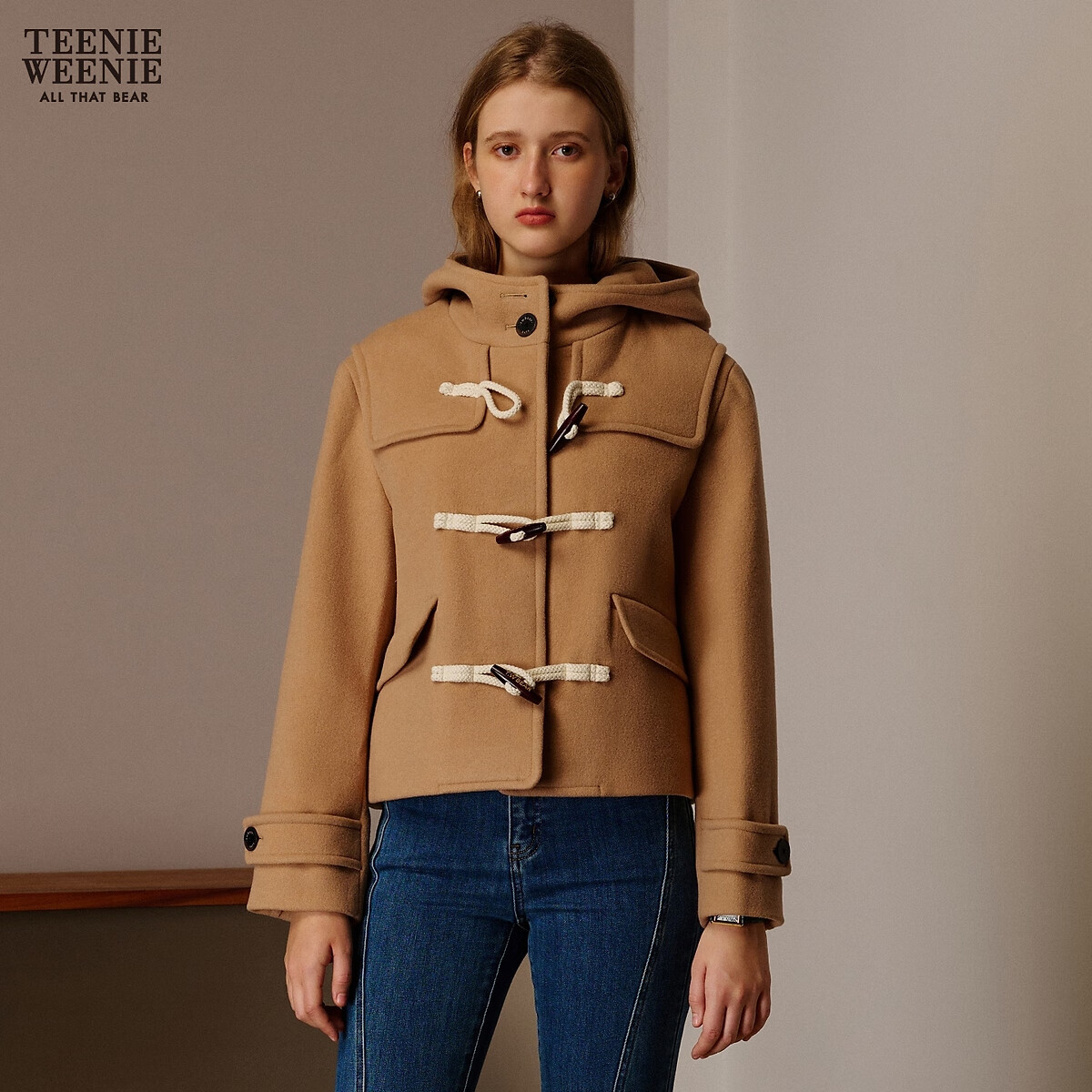 Teenie WeenieС���ﶬ����ë��Ķ̿���ñë�ش�������Ů ����ɫ 160/S