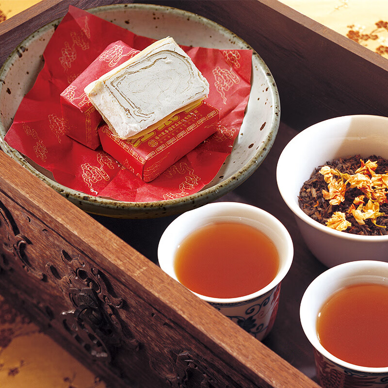 隽颜堂聚春园红纸包老式麦芽糖糕点福州特色传统手工糕点心酥糖茶歇