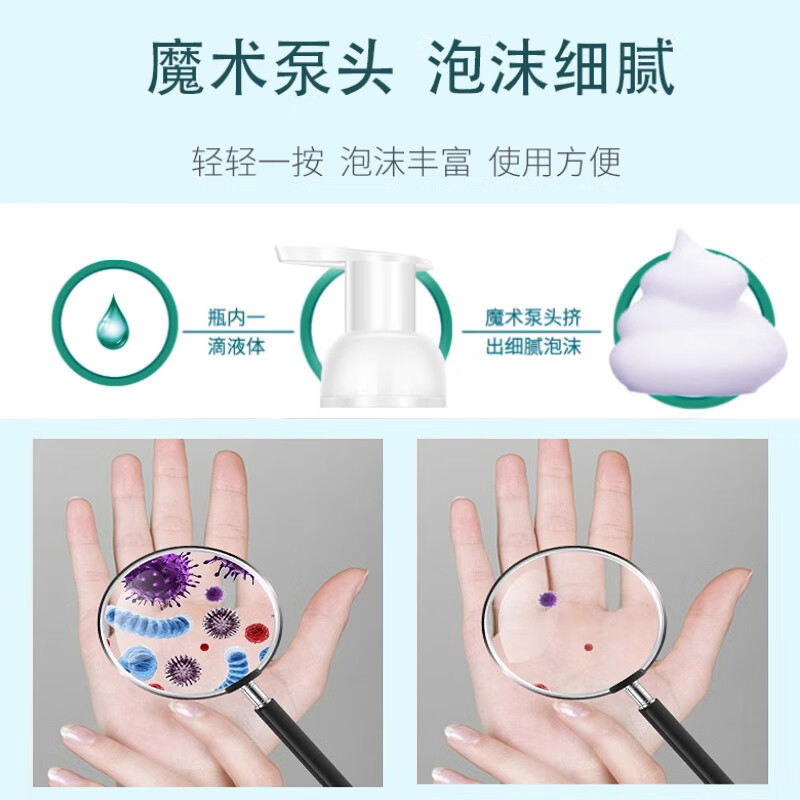 圣洁康抑菌洗手液500ml滋润保湿清新果香 杀菌消毒易冲洗家庭装母婴可用 【水润蜜桃】洗手液500ml*1瓶