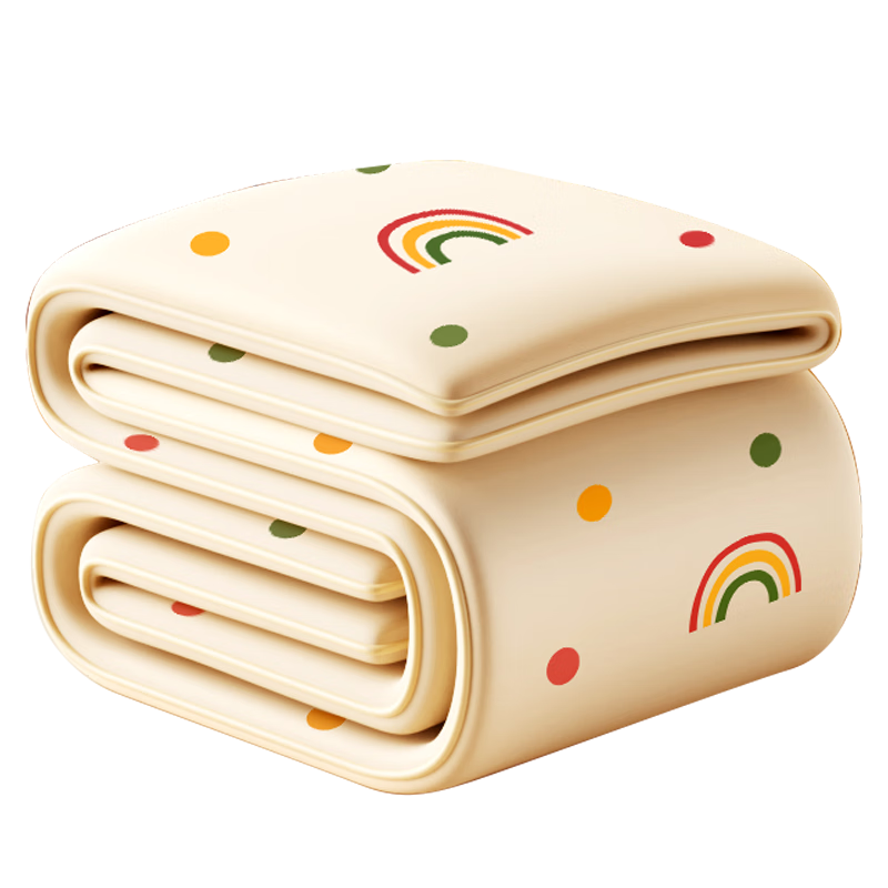 俞兆林（YUZHAOLIN）双人数显九档分区控温双控无纺布电热毯电褥子1.8*1.5m彩虹印花