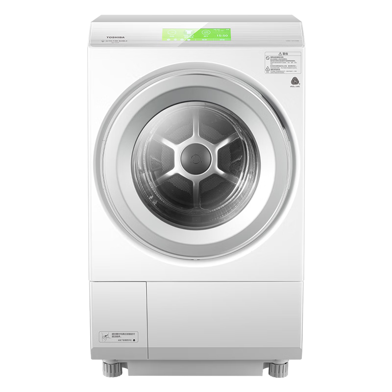 东芝（TOSHIBA）滚筒洗衣机全自动家用x10带烘干洗烘一体热泵 DGH-127X10D 12公斤大容量 以旧换新家电国家补贴20%