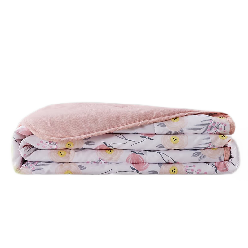 LOVO罗莱 A类 抗菌防螨纤维被夏被子空调被 2.9斤 220*240cm 粉色