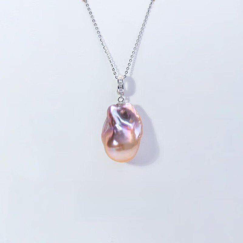 t&uangeperle/天使之泪淡水珍珠s925银彩色巴洛克珍珠吊坠13*16mm