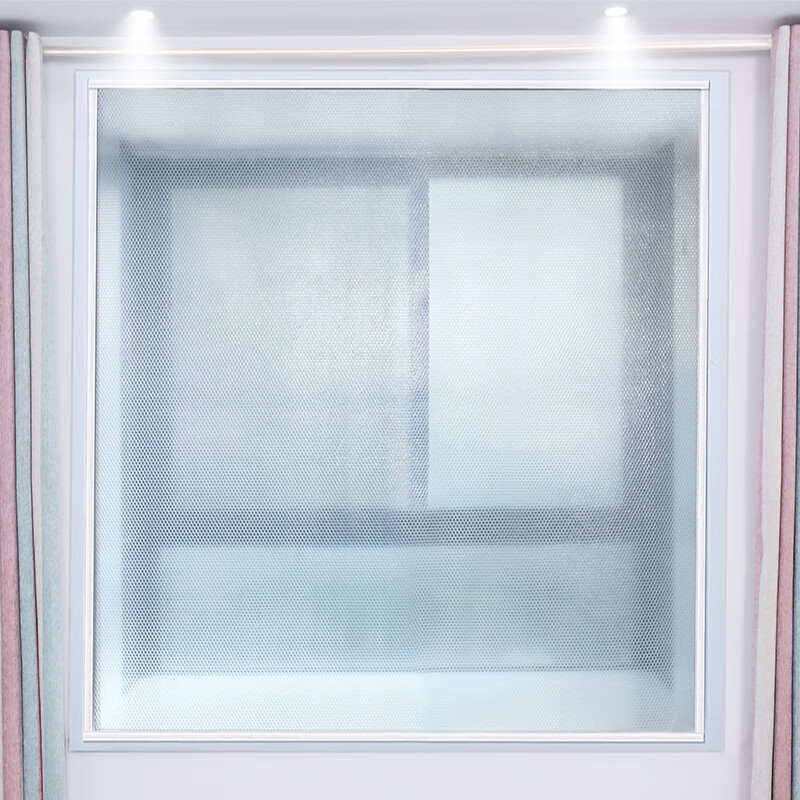 杰诺瑞冬季卧室窗户飘窗防风保暖膜密封窗帘封阳台挡风神器防寒风卷帘 整片款气泡膜【加厚400丝】 90*120