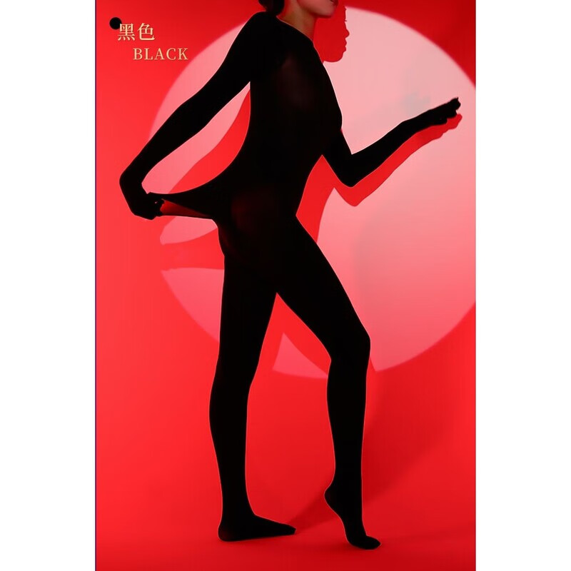 居幻全身丝袜带手指脚趾五指包头床上连裤袜情调男女性感白丝连体袜