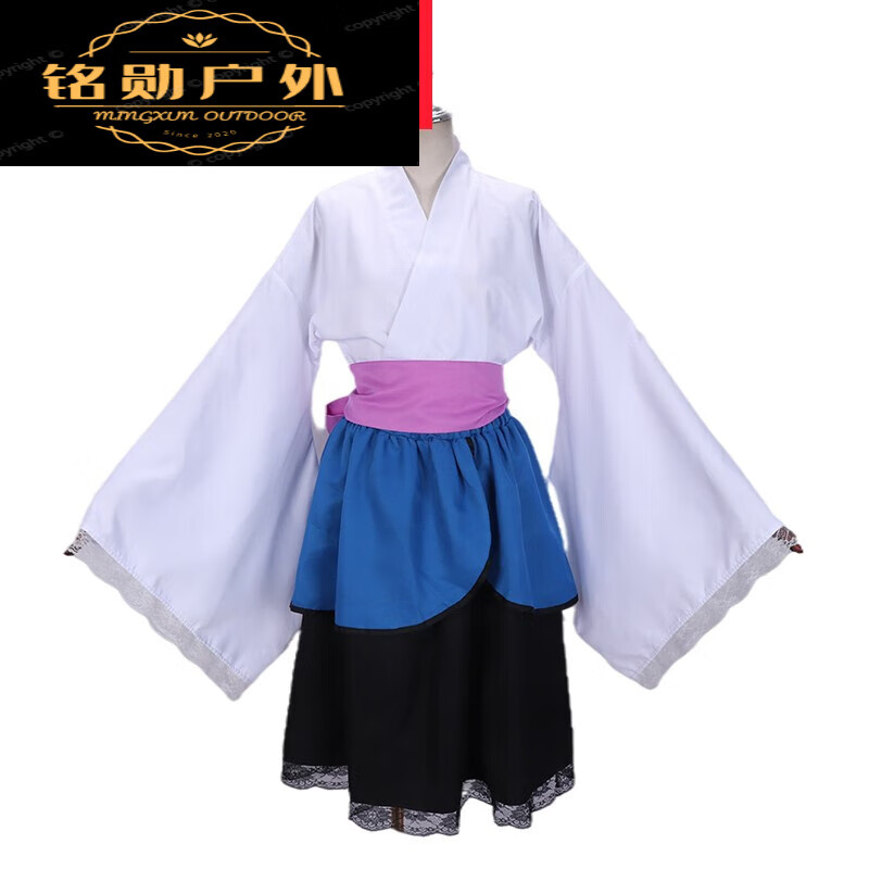 cos服宇智波佐助旗木卡卡西上忍和服cosplay套装 卡卡西蓝色和服 s