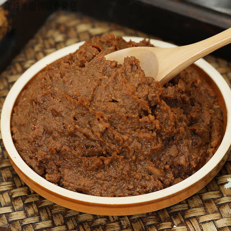 食怀延边农家传统手工臭大酱延吉朝鲜族大酱韩式石锅酱汤大酱 5斤