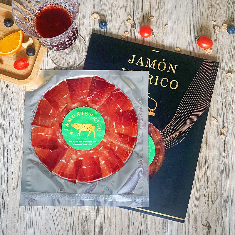 禾澹西班牙火腿切片伊比利亚黑标后腿风干黑猪肉生吃即食jamon 白标36