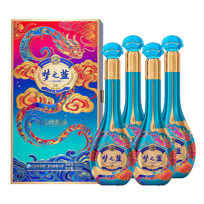 ��� ��֮�� ������Ф�� 52%vol ����Ũ���Ͱ׾� 550ml*4ƿ