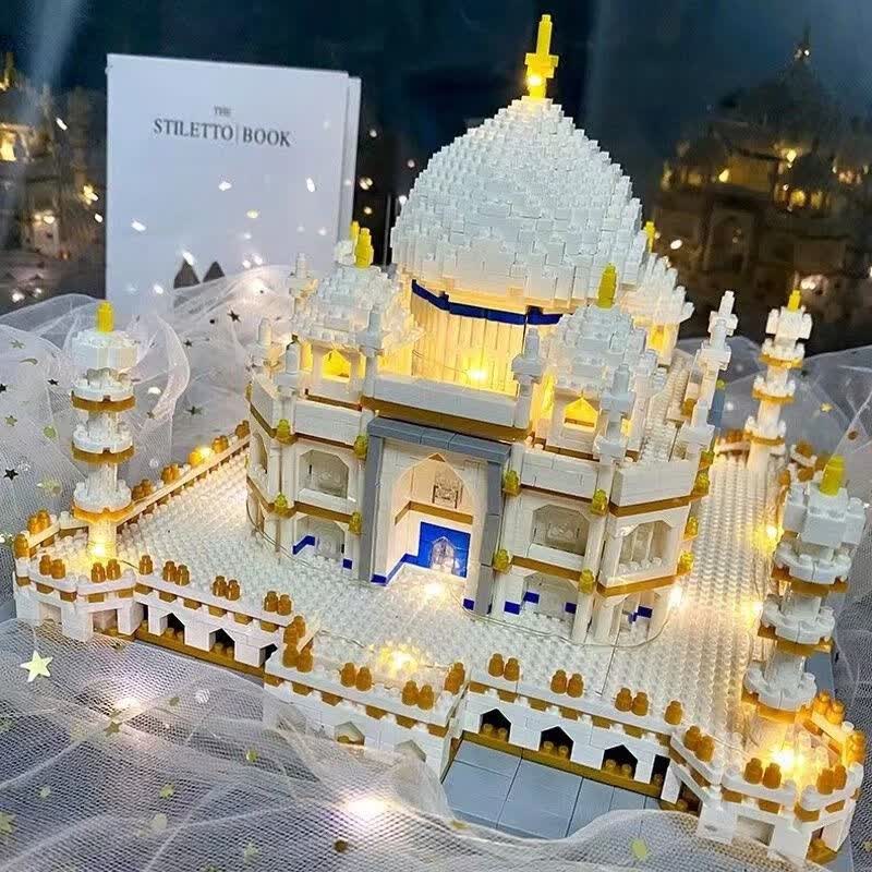 兼容乐高积木印度泰姬陵城堡高难度建筑拼装玩具学生女孩生日礼物