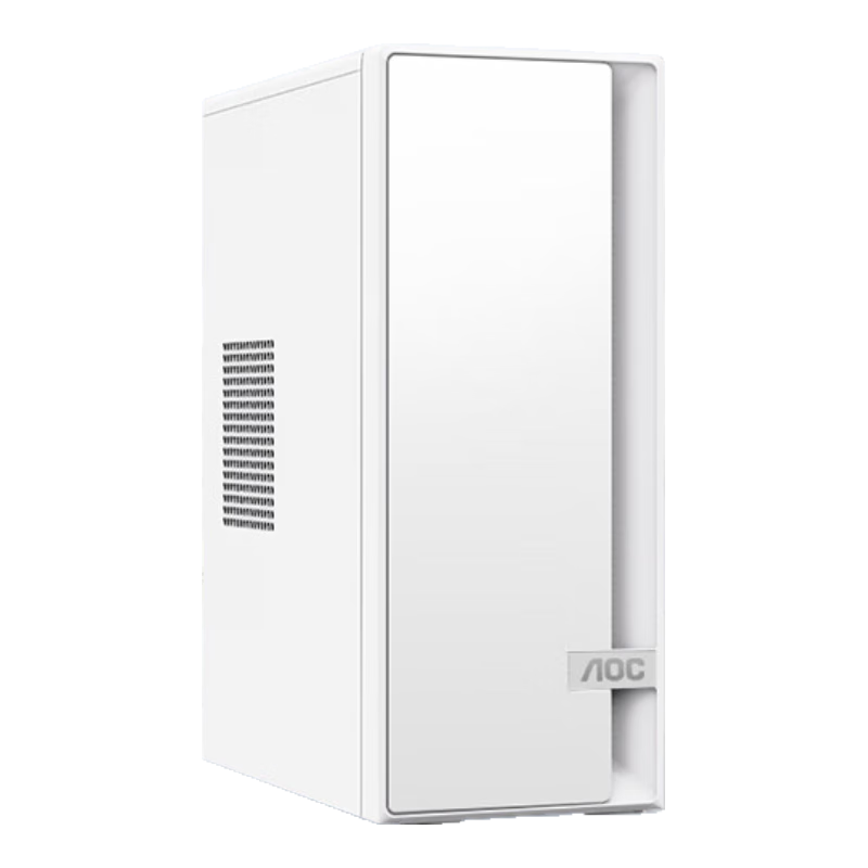 AOC国家补贴20%荣光920电脑台式机商用办公整机主机（12代i5-12400F 16G 512G 4G独显 WIFI 键鼠）