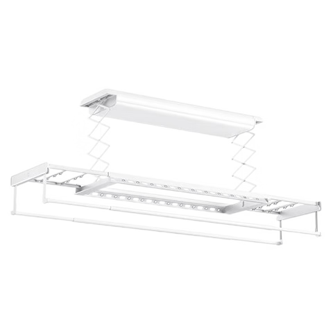 MIJIA 米家 智能晾衣机Pro月光白电动晾衣架 超薄机身嵌入隐藏 遥控升降 小米