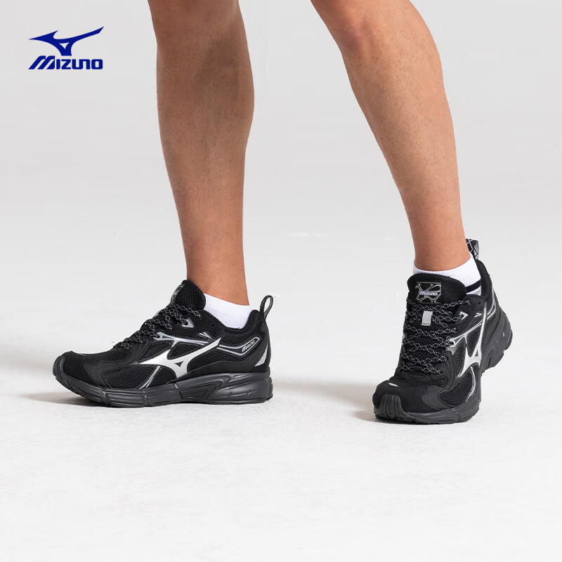 美津浓(MIZUNO)Mizuno运动鞋跑步鞋新款男女复古潮流老爹鞋慢跑缓震跑鞋SPEED 10 (男女)01/深咖啡/芦笋白/ 36