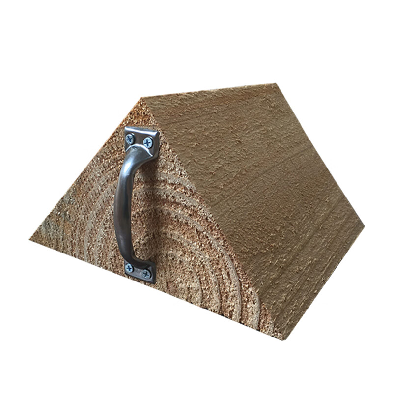 冠疆大货车三角木止退器木头防滑三角木楔掩车轮胎阻位器挡车器停车楔