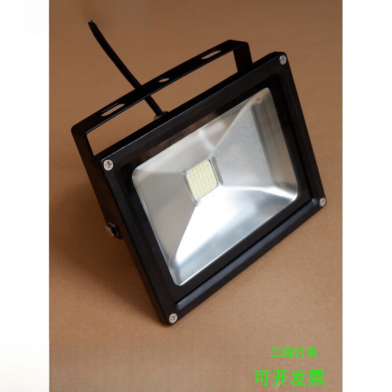 初构想贴片3030光源投光灯东菱电源高亮防水50100户外泛光灯 20w白光