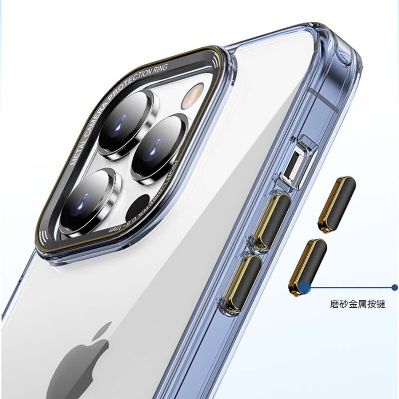 适用iphone15手机壳苹果14名爵复古磨砂摄像头苹果15ProMax手机壳 高级黑名爵-1个装 iPhone13