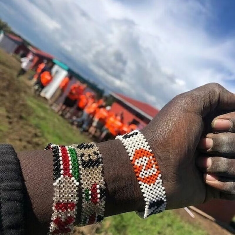 手环材料自制肯尼亚手环 图片1:1定制 编织手工鱼线微弹力 大迫杰黑细