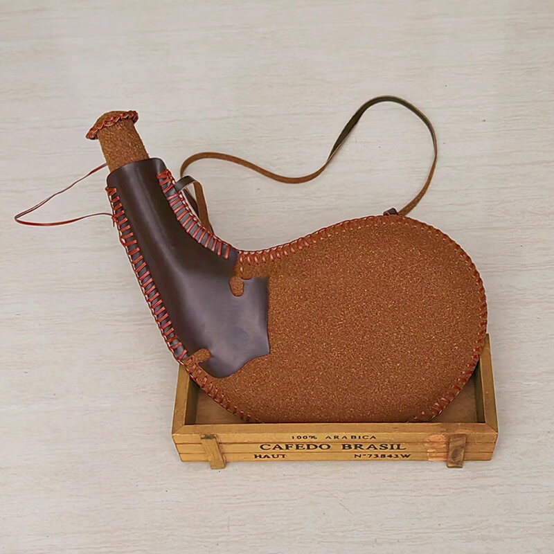 内蒙古水袋 蒙古皮囊酒囊酒袋水袋皮壶少数民族特色艺品舞台表演影视