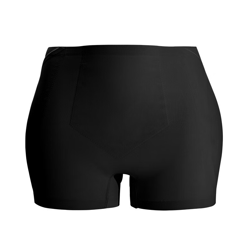 丰胯裤假跨垫无痕收腹提臀假屁股内裤女防走光蜜桃美臀安全裤 黑色 M