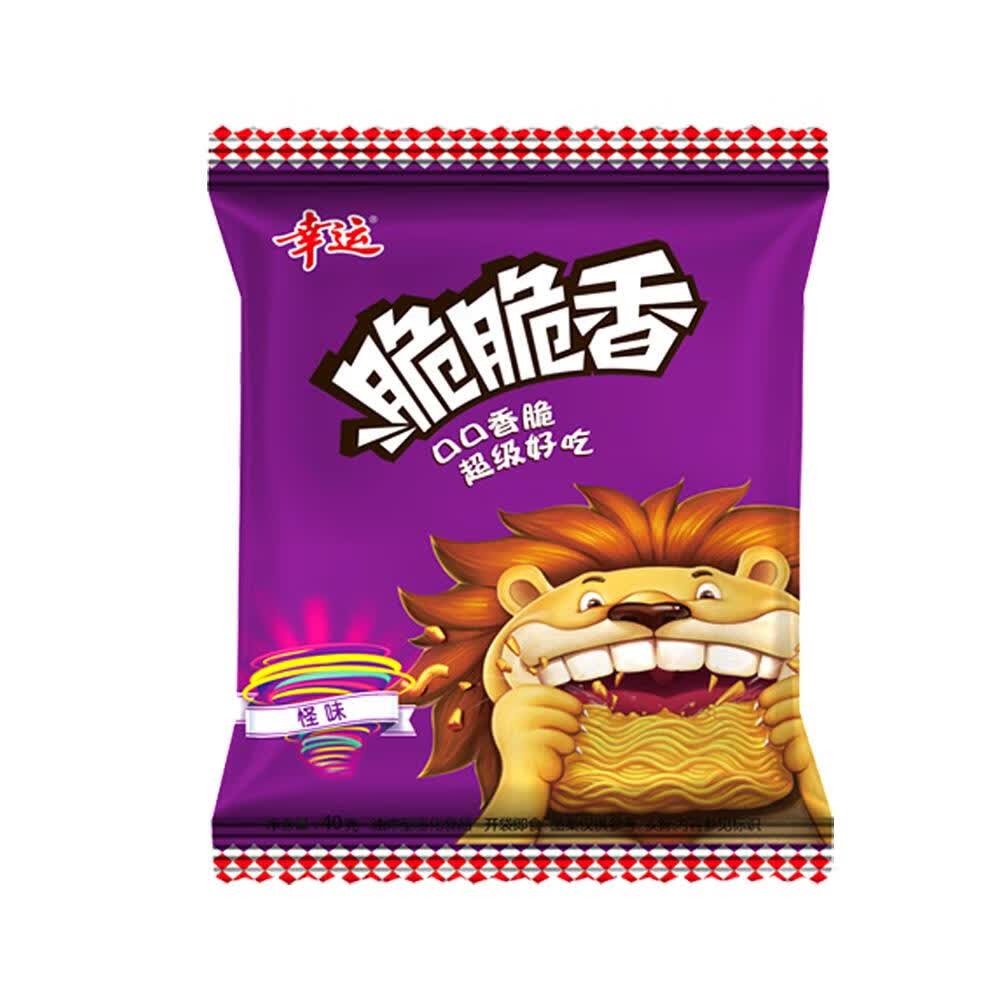 俏滋郎幸运方便面童年干吃干脆面脆脆香奥尔良烤翅味怪味40g整箱30袋