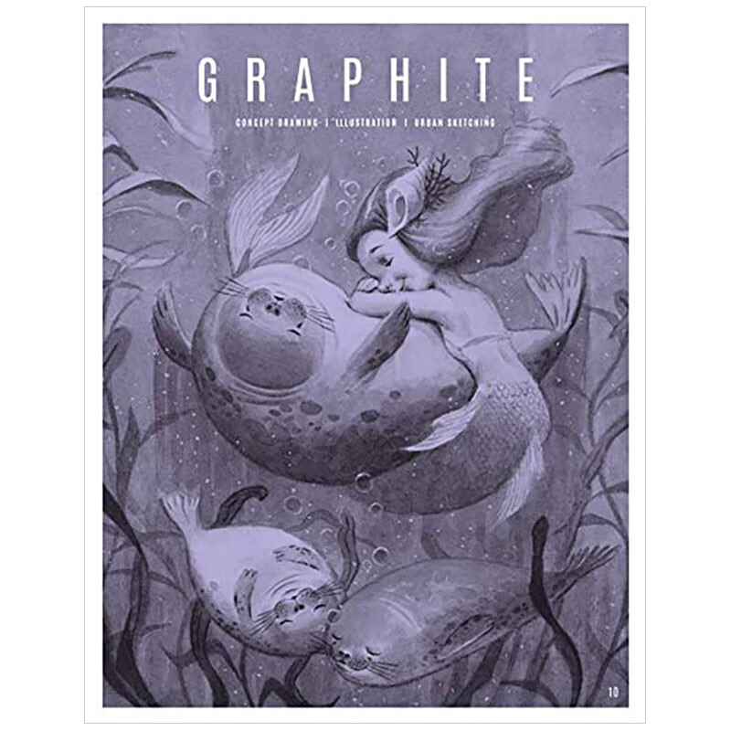 【现货】graphite 10 石墨10 绘画插画艺术合集 英文原版善本图书