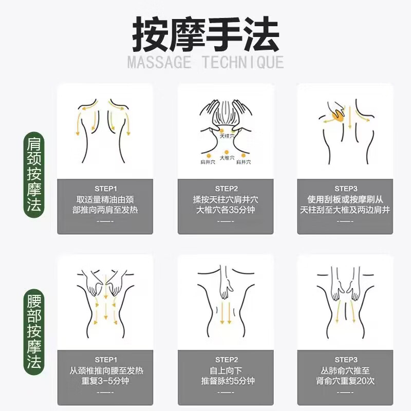 修正艾姜按摩精油【植物】艾草生姜舒缓按摩精油推拿刮背痧免洗老少   1瓶【艾草生姜舒缓按摩精油】 100毫升/瓶