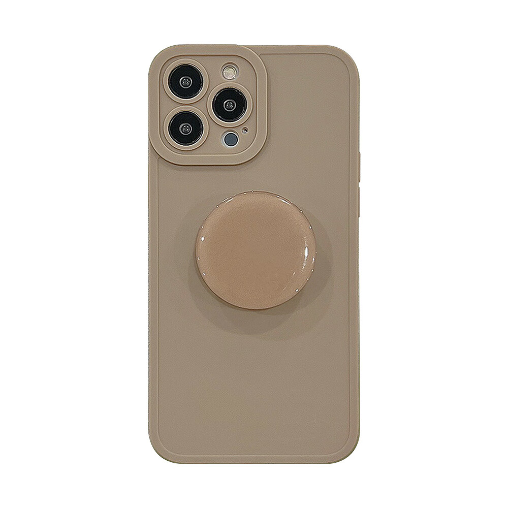 塔下【优选】复古简约iPhone14苹果手机壳15promax支架13高级16适用11莫兰 仓灰+仓灰支架 16promax