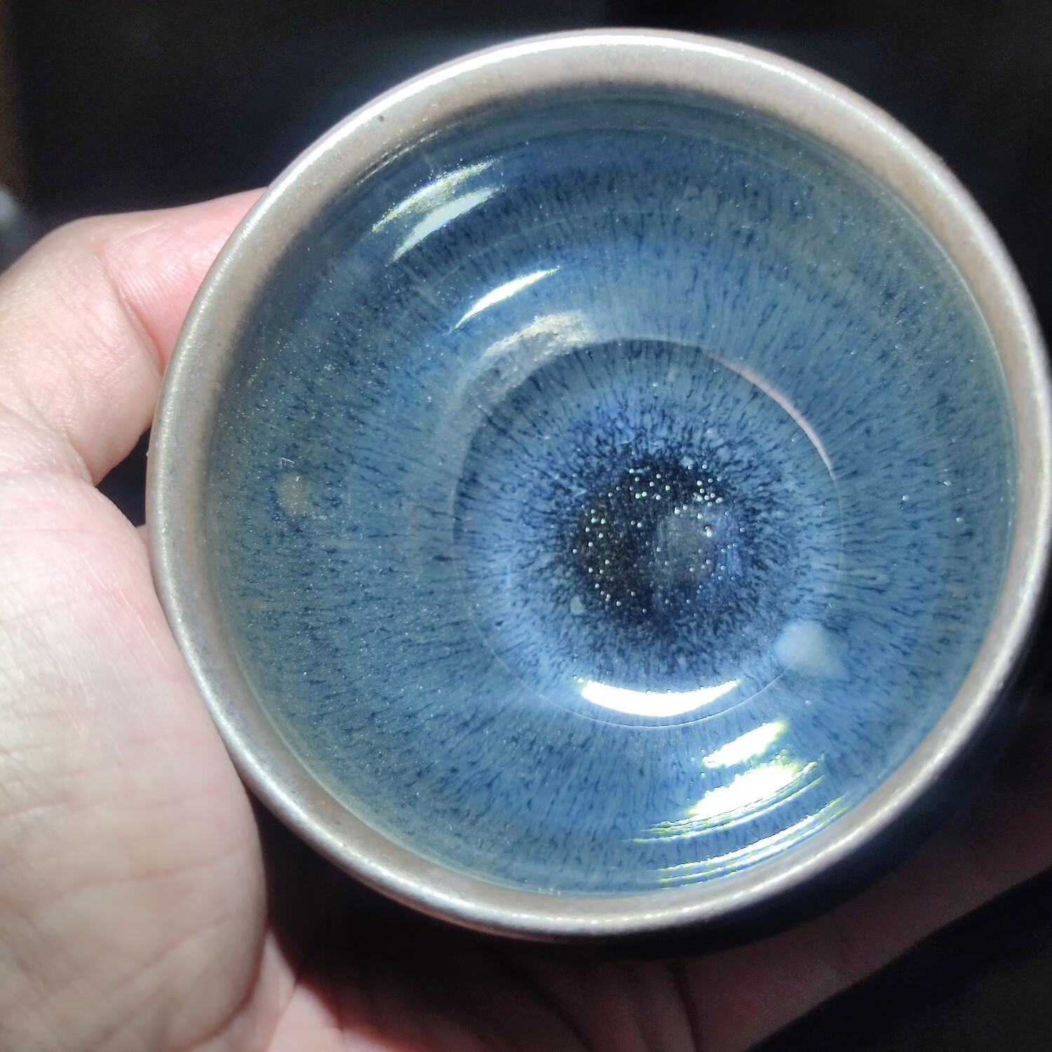 柴烧建盏-奇御坊作品(束口器型)