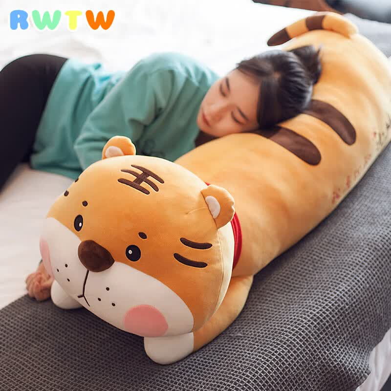 RWTW高端可爱老虎陪睡玩偶毛绒玩具大号公仔床上夹腿抱枕布娃娃礼物 小脑斧 1米【强烈尺寸】高性价比高么？
