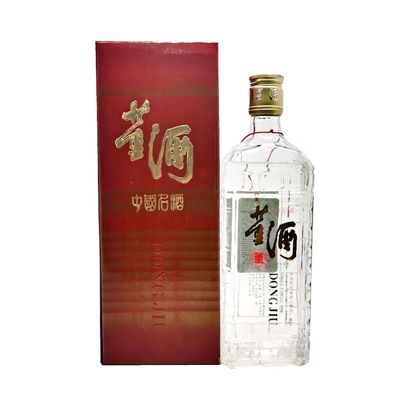 董酒1995年董酒红盒方董 54度500ml董香型 1995年 500ml 1瓶