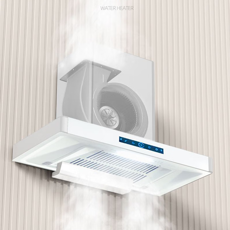 美珏好太太公寓租房小尺寸小型油烟机纯白色系家用顶吸式大吸力白色超薄单灶迷你抽油烟机 白色矮款700语音+自动清洗 上门安装