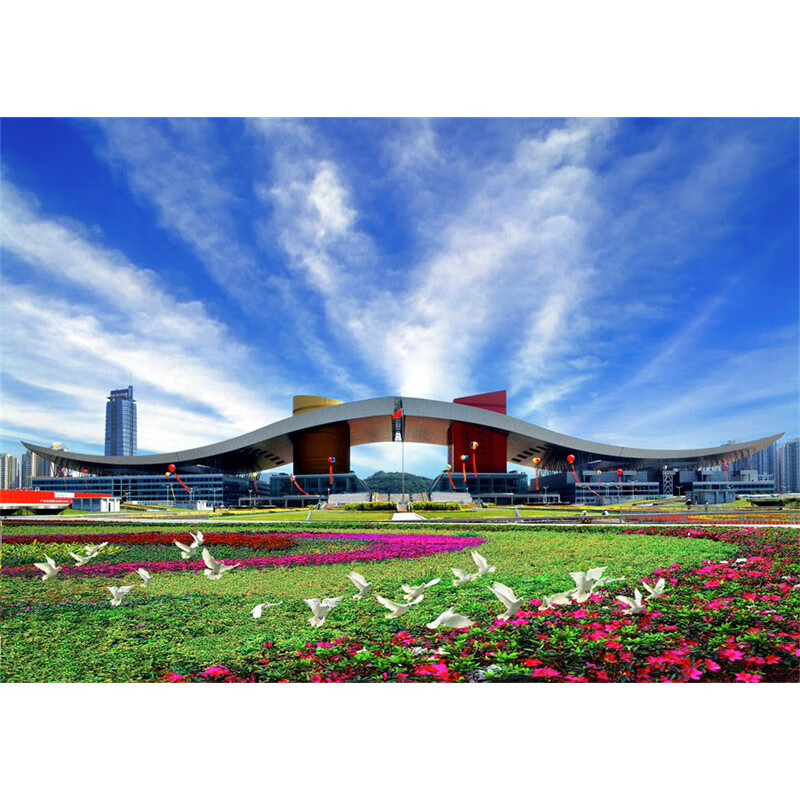 城市地标风景海报公园夜景埃菲尔铁塔立交桥贴画高 1 30x45cm小尺寸