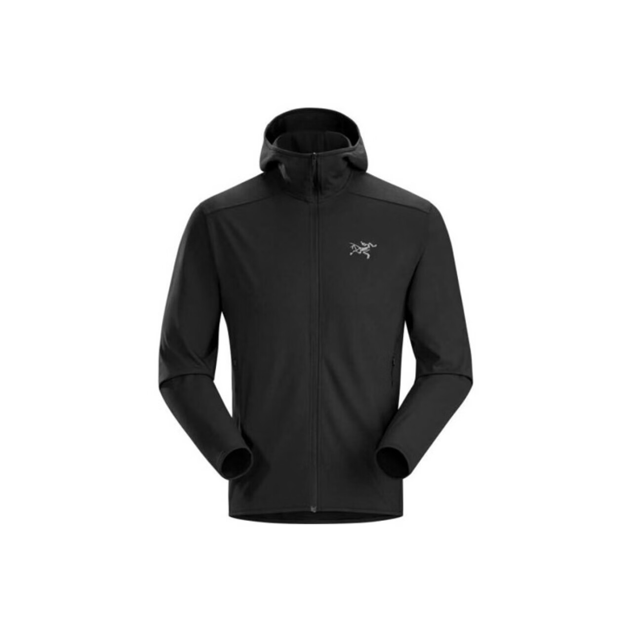 始祖鸟（ARC’TERYX）Arcteryx Kyanite LT 薄保暖抓绒衣外套男25152/25151内胆 S 黑色有帽