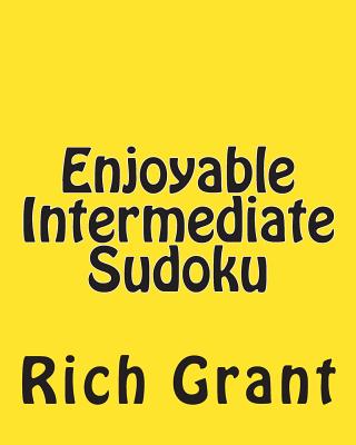 预订 enjoyable intermediate sudoku: a collection of large print
